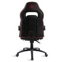 Spirit of gamer szék - mustang red (állítható dőlés/magasság; kihajtható lábtartó; max.120kg-ig, piros)
