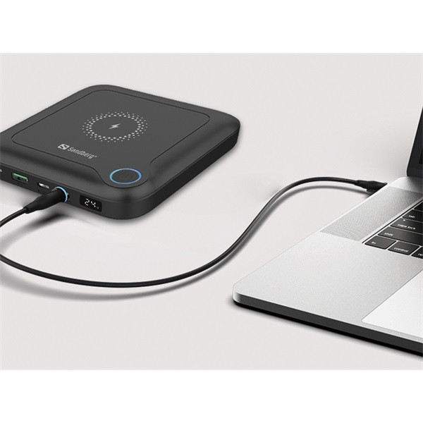 Sandberg akkubank - all-in1 laptop powerbank 24000 (24000mah; 2xusb-c+1xusb-a)