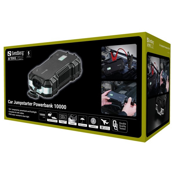 Sandberg akkubank - car jumpstarter powerbank 10000