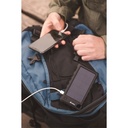 Sandberg akkubank - outdoor solar powerbank 10000 (napelem; vízálló, elemlámpa; usb-c+usb-a)