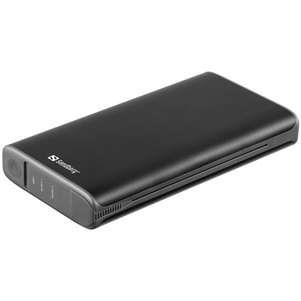 Sandberg akkubank - solar 4-panel powerbank 25000 (25000mah; 1xusb-c+2xusb-a; ipx4 vízálló)