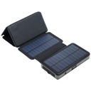 Sandberg akkubank - solar 6-panel powerbank 20000 (napelemes; kültéri; ipx4 cseppálló; led lámpa; 2xusb-a+usb-c)