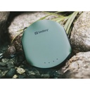 Sandberg akkubank - survivor powerbank 10000 (csatlakozók: microusb+usb-a, ipx6 vízálló, lámpa+iránytű, zöld)