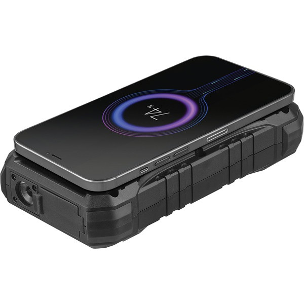 Sandberg akkubank - survivor powerbank 20000 pd30w (ip66, qi, qc, led lámpa, bemenet: usb-c, kimenet: usb-c+usb-a)