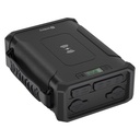 Sandberg akkubank - survivor powerbank 8in1 96000 (ipx4,bemenet: dc, kimenet: dc+2xusb-a qc+1xusb-c+2x szivargyujtó, qi)