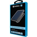 Sandberg akkubank - urban solar powerbank 10000 (napelem, bemenet: microusb+usb-c, kimenet: usb-c+2xusb-a)
