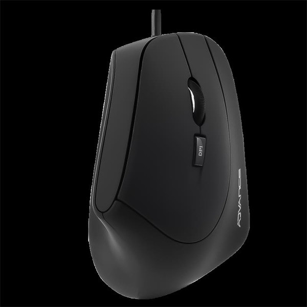 Advance egér - vertical plus mouse (1600 dpi, 6 gomb, ergonomikus, fekete)