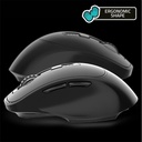 Advance egér vezeték nélküli - ergofit (4800 dpi, 6 gomb, ergonomikus, fekete)