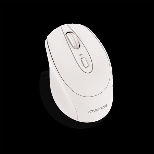 Advance egér vezeték nélküli - feel wireless (1600 dpi, 4 gomb, fehér)