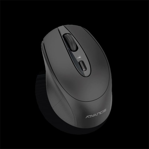 Advance egér vezeték nélküli - feel wireless (1600 dpi, 4 gomb, fekete)