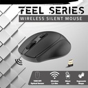 Advance egér vezeték nélküli - feel wireless (1600 dpi, 4 gomb, fekete)