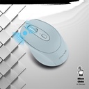 Advance egér vezeték nélküli - feel wireless (1600 dpi, 4 gomb, kék)