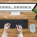 Advance egér vezeték nélküli - feel wireless (1600 dpi, 4 gomb, kék)