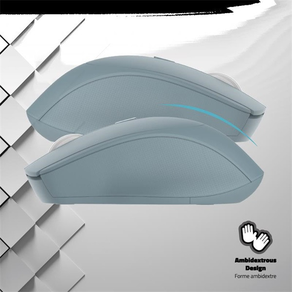 Advance egér vezeték nélküli - feel wireless (1600 dpi, 4 gomb, kék)