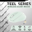 Advance egér vezeték nélküli - feel wireless (1600 dpi, 4 gomb, zöld)