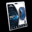 Advance egér vezeték nélküli - shape 3d (1600 dpi, 3 gomb, ergonomikus, kék)