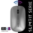 Advance egér vezeték nélküli - slimfit (1600 dpi, 3 gomb, szürke)