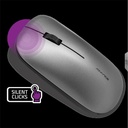 Advance egér vezeték nélküli - slimfit (1600 dpi, 3 gomb, szürke)