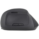 Bluestork vezeték nélküli egér - m-wl-ergo-bk (ergonomic, rechargeable, 2.4g, 2400 dpi, optikai, fekete)
