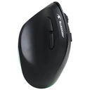 Bluestork vezeték nélküli egér - m-wl-ergo-lumi (ergonomic, rechargeable, 2400 dpi, 6 gomb, optikai, fekete)