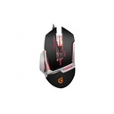 Conceptronic egér - djebbel02b (optikai, 4000dpi, 500hz, 8 gomb, programozható, súlyozható, harisnyázott kábel, fekete)