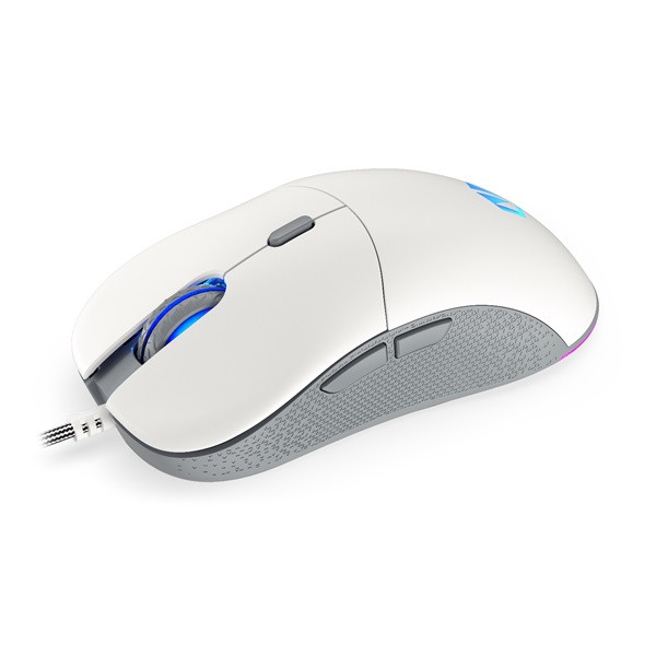 Endorfy egér - gem onyx (8000 dpi, argb, pixart chip, optikai, 1,8m, fehér)