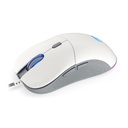 Endorfy egér - gem onyx (8000 dpi, argb, pixart chip, optikai, 1,8m, fehér)