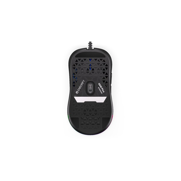 Endorfy egér - gem plus (19 000 dpi, argb, pixart chip, optikai, 1,8m, fekete)