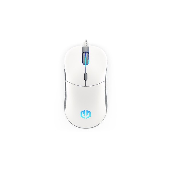 Endorfy egér - gem plus onyx (19 000 dpi, argb, pixart chip, optikai, 1,8m, fehér)