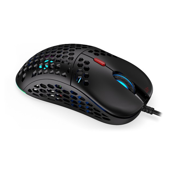 Endorfy egér - lix plus (honeycomb, 19 000 dpi, argb, pixart chip, optikai, 1,8m, fekete)