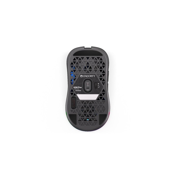 Endorfy wireless egér - gem plus (26 000 dpi, argb, pixart chip, optikai, fekete)
