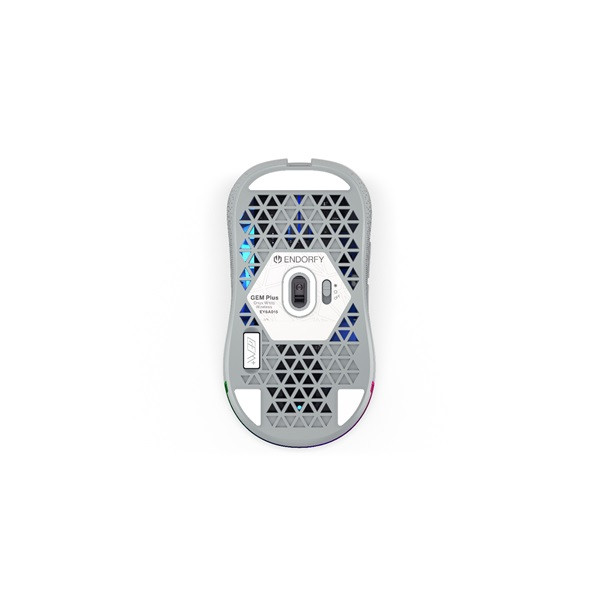 Endorfy wireless egér - gem plus onyx (rev 1.0, 26 000 dpi, argb, pixart chip, optikai, fehér)