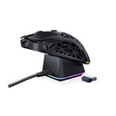 Endorfy wireless egér - liv plus (honeycomb, 26 000 dpi, argb, pixart chip, optikai, fekete) + dokkoló