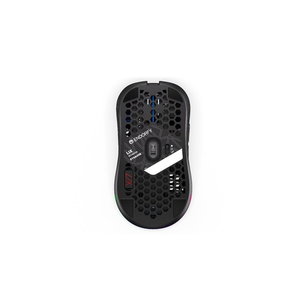 Endorfy wireless egér - lix (honeycomb, 16 000 dpi, argb, pixart chip, optikai, fekete)