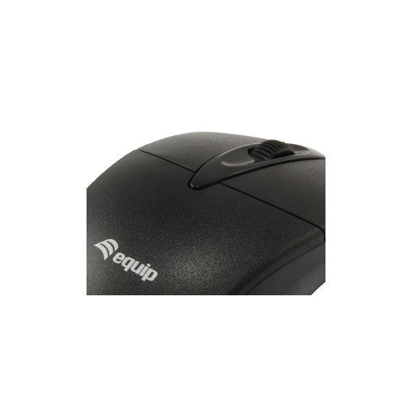 Equip-life egér - 245102 (vezetékes, optikai, usb, 1000 dpi, fekete)