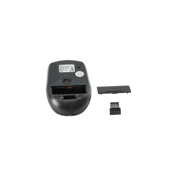 Equip-life egér - 245104 (vezeték nélküli, optikai, usb, 1600 dpi, fekete)