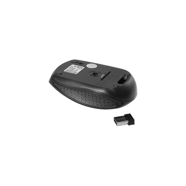 Equip-life egér - 245104 (vezeték nélküli, optikai, usb, 1600 dpi, fekete)