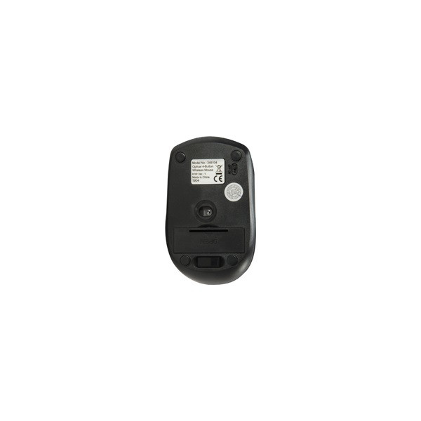 Equip-life egér - 245104 (vezeték nélküli, optikai, usb, 1600 dpi, fekete)