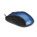 Everest egér - sm-215 blue (1200 dpi, 3gomb, 1,5m kábel, optikai, kék)