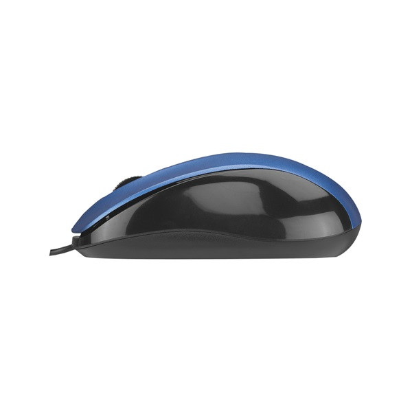 Everest egér - sm-215 blue (1200 dpi, 3gomb, 1,5m kábel, optikai, kék)