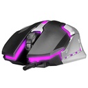 Everest egér - sm-g72  (1200 dpi, 4gomb, 1,5m kábel, optikai, fekete, rgb led)
