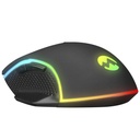 Everest gamer egér - rage-x2  (6400 dpi, 7gomb, 1,5m harisnyázott kábel, optikai, fekete, rgb led)