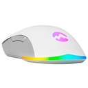 Everest gamer egér - sgm-l1 lumos white (6400 dpi, 8gomb, 1,65m harisnyázott kábel,optikai, fehér, rgb led)