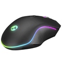 Everest gamer egér - sm-f09 titanio  (7200 dpi, 6gomb, 1,8m harisnyázott kábel,optikai, fekete, rgb led)