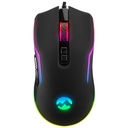 Everest gamer egér - sm-g14 dusk  (7200 dpi, 7gomb, 1,5m harisnyázott kábel,optikai, fekete, rgb led)