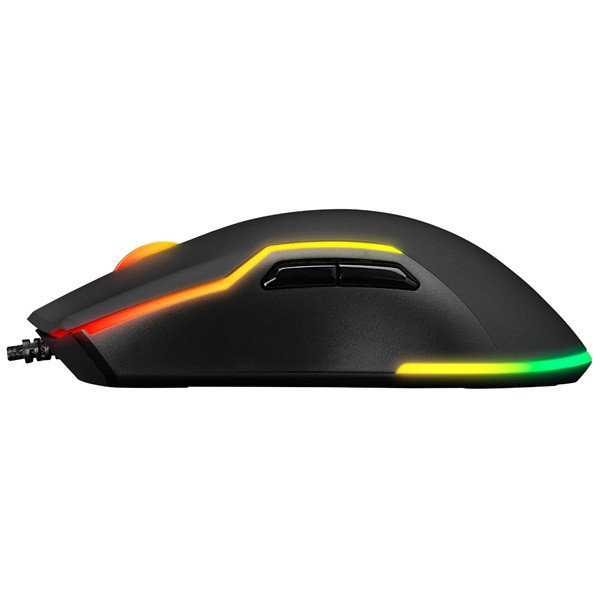 Everest gamer egér - sm-g14 dusk  (7200 dpi, 7gomb, 1,5m harisnyázott kábel,optikai, fekete, rgb led)