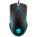 Everest gamer egér - sm-g56 corax  (7200 dpi, 7gomb, 1,5m harisnyázott kábel,optikai, fekete, rgb led)
