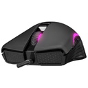 Everest gamer egér - sm-g56 corax  (7200 dpi, 7gomb, 1,5m harisnyázott kábel,optikai, fekete, rgb led)