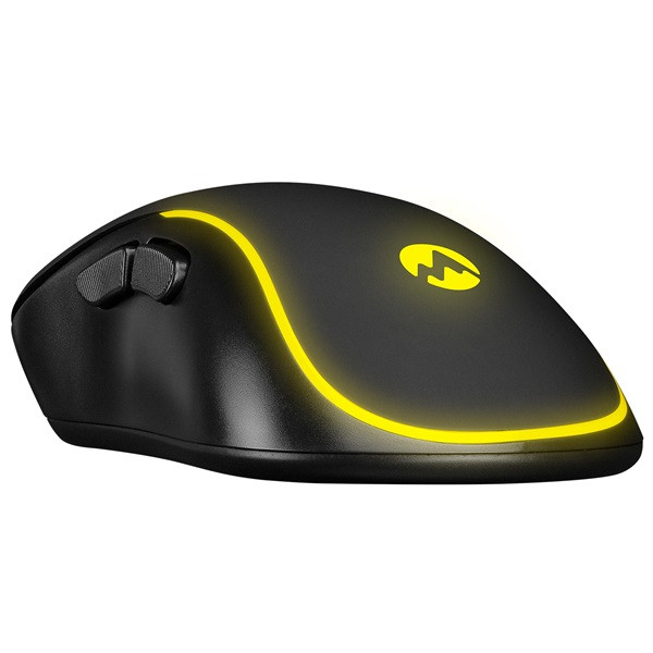 Everest gamer egér - sm-g58 x-hammer  (7200 dpi, 7gomb, 1,5m harisnyázott kábel,optikai, fekete, rgb led)