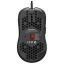 Everest gamer egér - sm-g66 x-hole  (8000 dpi, 7gomb, 1,5m harisnyázott kábel,optikai, fekete, rgb led)